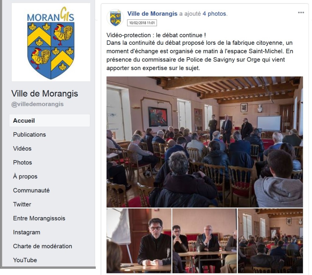 Vidéo-protection à Savigny-sur-Orge : j&rsquo;écris au Commissaire de&nbsp;Police