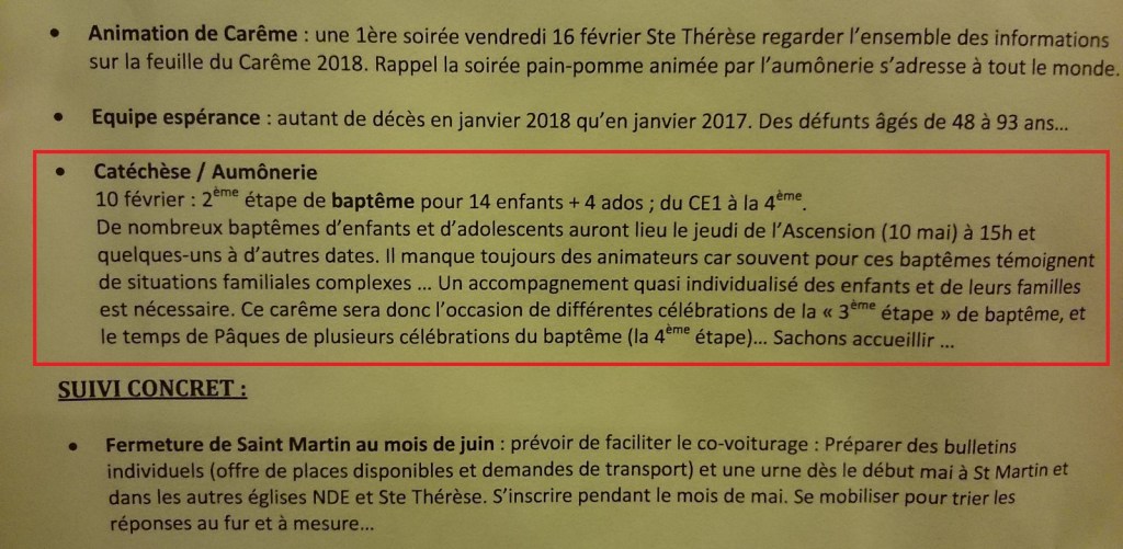 L&rsquo;hypocrisie des appels dans l&rsquo;Église catholique à Savigny-sur-Orge
