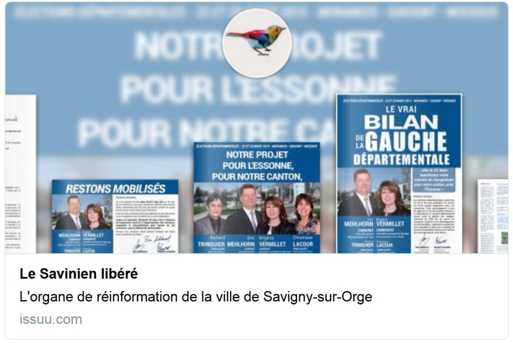 Archives : les documents de campagne de Brigitte VERMILLET et d&rsquo;Éric MEHLHORN aux départementales&nbsp;2015
