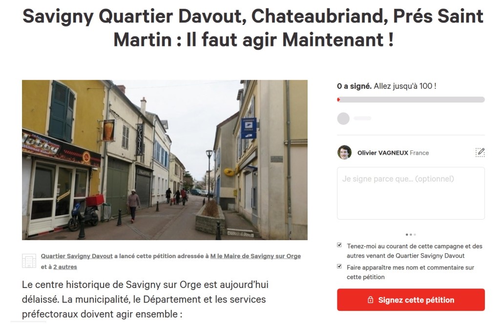 Savigny-sur-Orge : une pétition pour assurer la continuité du commerce alimentaire dans le bas de la&nbsp;ville