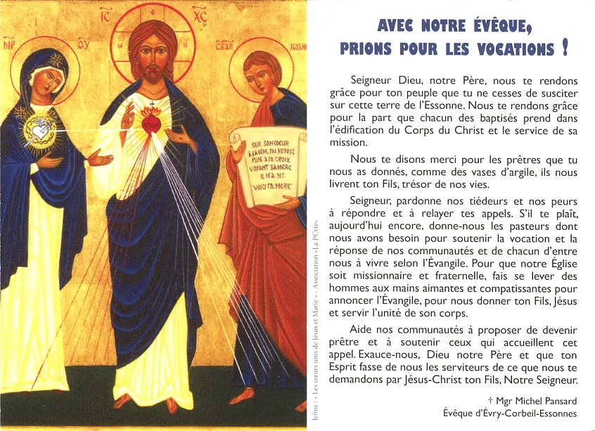 Cinq reproches à la prière pour les vocations de Mgr Michel&nbsp;PANSARD