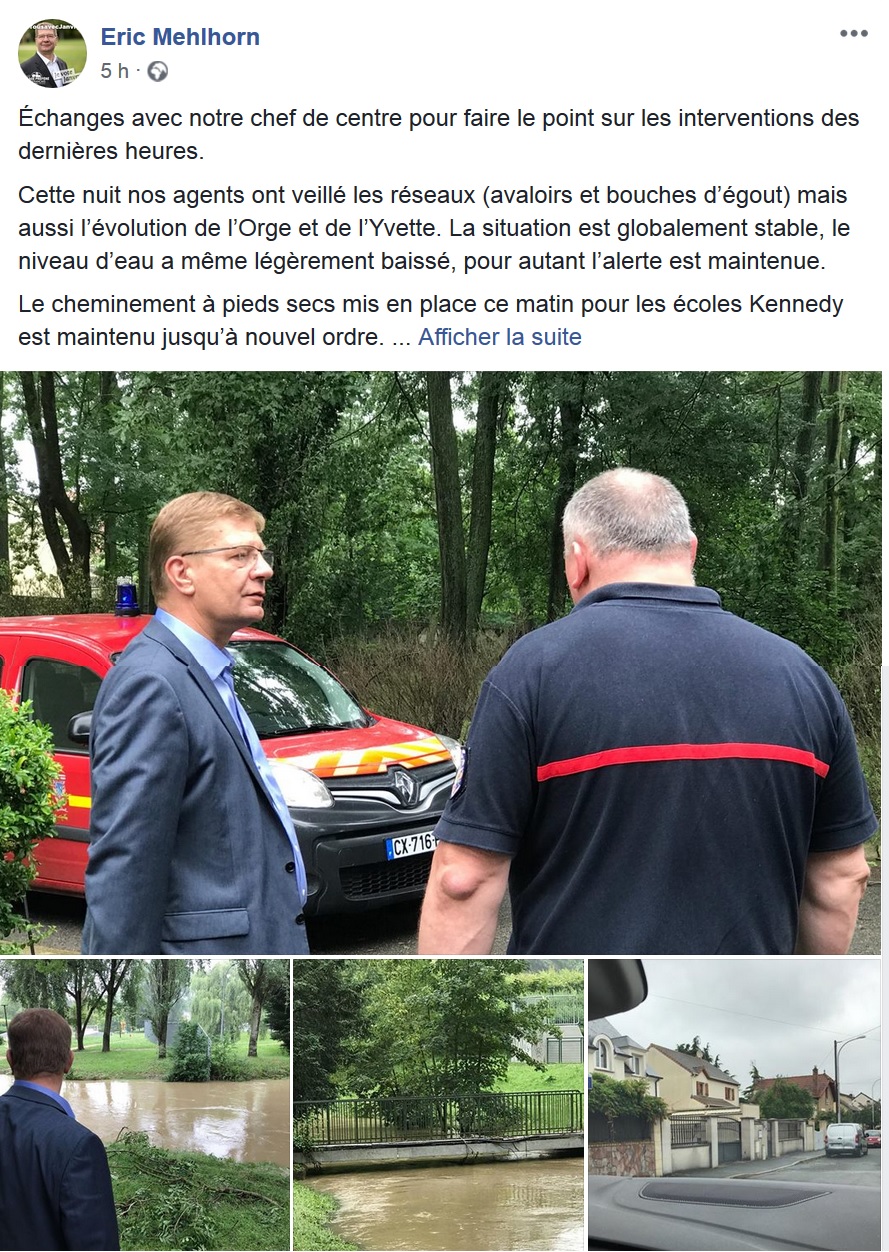 Sur la communication des élus pendant les&nbsp;inondations