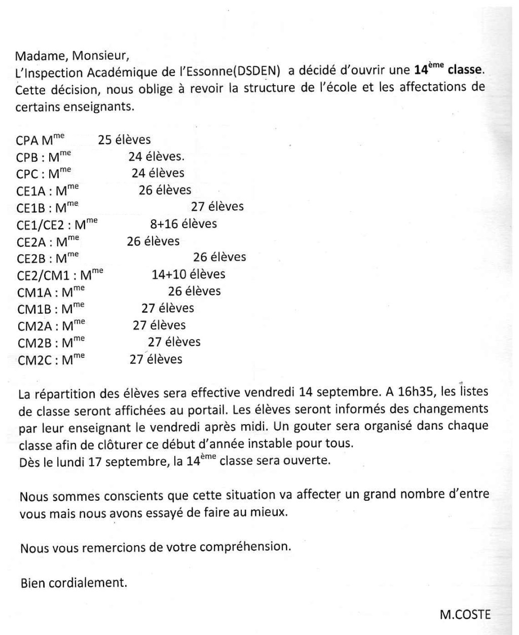 Une nouvelle classe de CP à l&rsquo;école Louise-Michel de Savigny-sur-Orge pour&nbsp;2018/2019