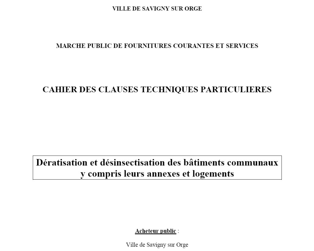 Dératisation et désinsectisation à Savigny-sur-Orge, un aveu de saleté urbaine&nbsp;?