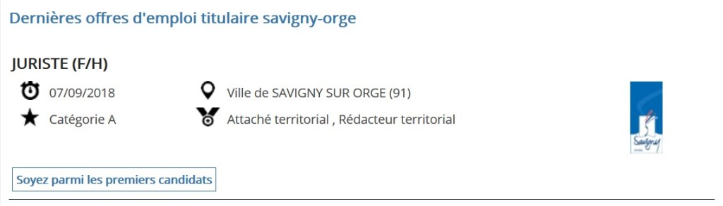 Savigny-sur-Orge recrute un nouveau juriste ; à cause d&rsquo;Olivier VAGNEUX&nbsp;?