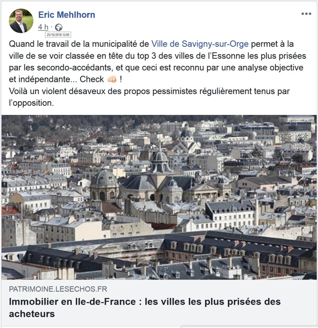 Urbanisme à Savigny-sur-Orge : l&rsquo;erreur de sociologie électorale d&rsquo;Éric&nbsp;MEHLHORN