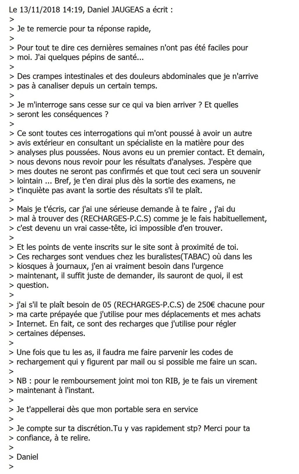 Droit de suite : Quelqu&rsquo;un pour &laquo;&nbsp;dépanner&nbsp;&raquo; le faux Daniel JAUGEAS de 5 fois 250 euros&nbsp;?