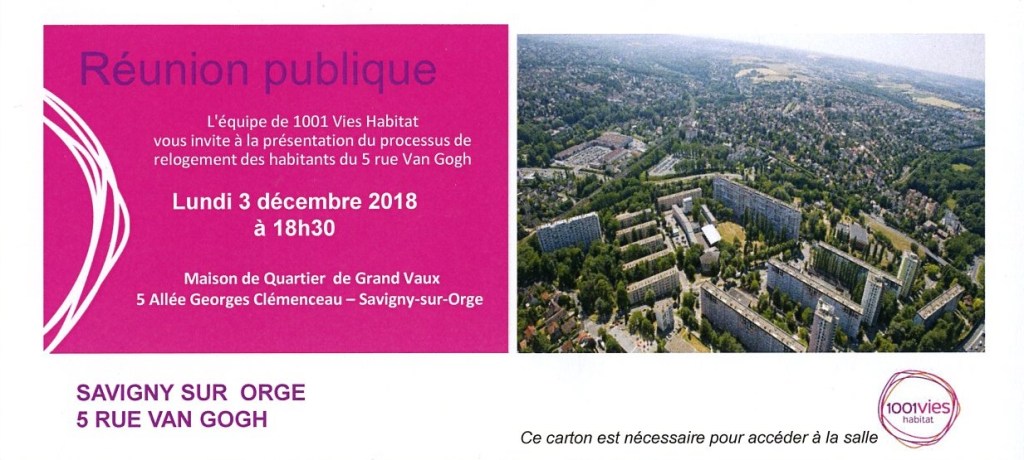 À la deuxième réunion sur le relogement des habitants de la rue Utrillo et de la tour du 5 Van-Gogh&nbsp;(Grand-Vaux)