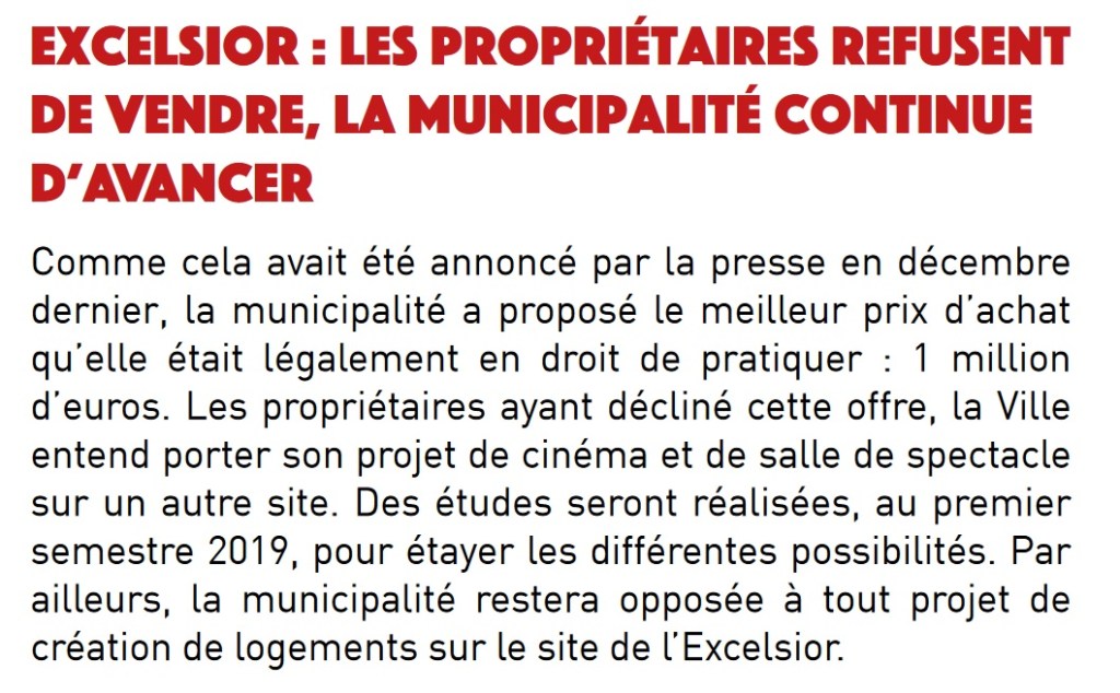 Désintox : on ne peut pas créer de logements sur le site de l&rsquo;Excelsior à Savigny&nbsp;!