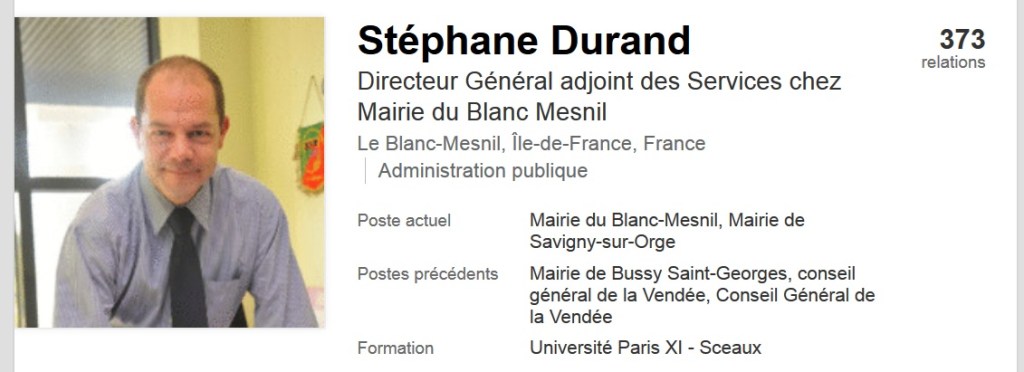 Que devient Stéphane DURAND, l&rsquo;ancien directeur général des services de Savigny-sur-Orge, chassé pour &laquo;&nbsp;perte de confiance&nbsp;&raquo; ?