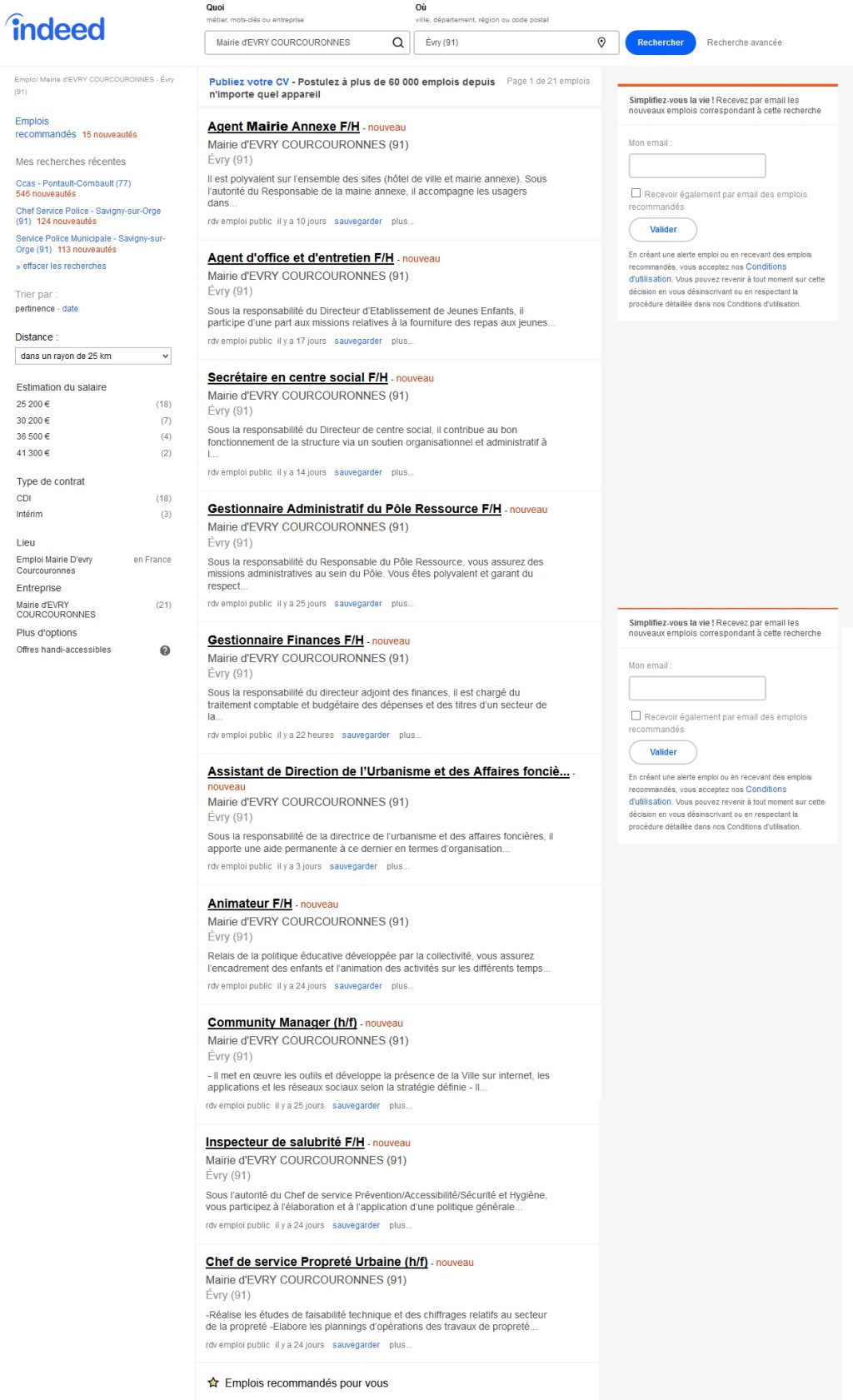 Des embauches après les fusions de communes et d&rsquo;intercommunalités : l&rsquo;exemple de ce gaspillage à Évry-Courcouronnes