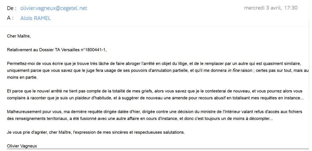 Pourquoi je ne déposerai pas de recours contre le nouveau règlement de la salle de lecture du service Archives-Documentation de Savigny-sur-Orge