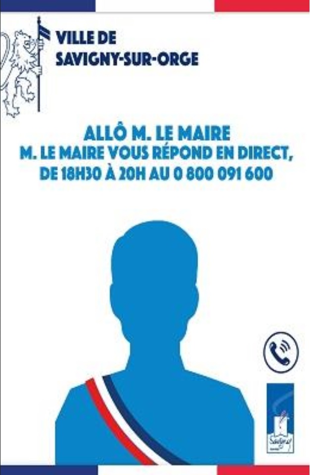 Vos questions : comment contacter le maire de Savigny-sur-Orge ?