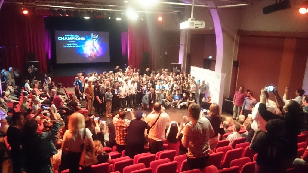 À la cérémonie des &laquo;&nbsp;Trophées des Champions&nbsp;&raquo; de Savigny-sur-Orge