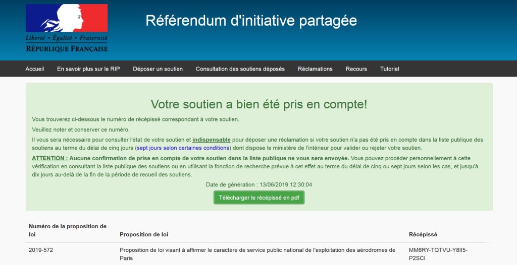 Je vous invite à participer au référendum d&rsquo;initiative partagée contre la privatisation&nbsp;d&rsquo;ADP