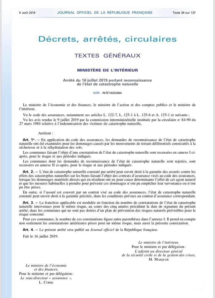 Sécheresse 2018 : Attention Saviniens, plus que quatre jours (jusqu&rsquo;au lundi 19 août) pour faire jouer vos assurances&nbsp;!