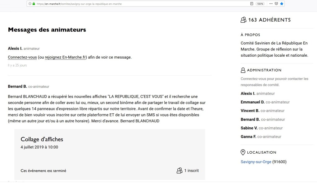 À Savigny-sur-Orge, la censure est en marche ! Quand Alexis IZARD nettoie le forum&nbsp;LaREM…