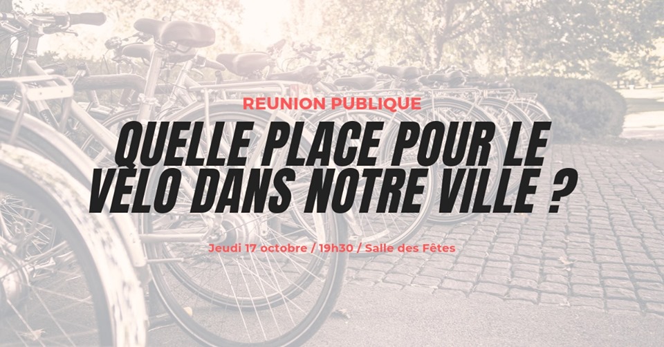 &laquo;&nbsp;C&rsquo;est l&rsquo;intention qui compte&nbsp;&raquo; ; à la réunion du 17 octobre 2019 sur la place du vélo à Savigny-sur-Orge
