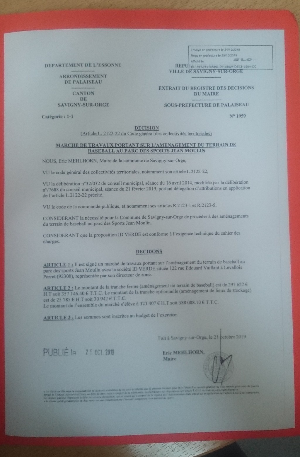 388 000 € pour le baseball, une dépense électoraliste à l&rsquo;approche des élections&nbsp;?