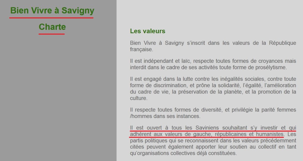 Pourquoi la liste &laquo;&nbsp;Bien vivre à Savigny&nbsp;&raquo; n&rsquo;est absolument pas&nbsp;crédible…
