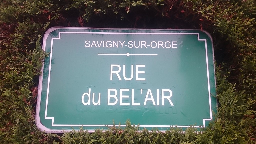 Encore un nouveau modèle de plaque de rues à Savigny-sur-Orge !