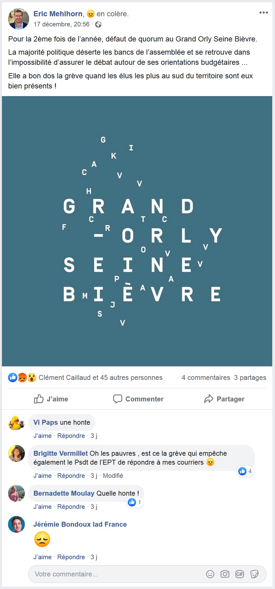 Absentéisme au GOSB : Éric MEHLHORN aurait mieux fait de se taire&nbsp;!
