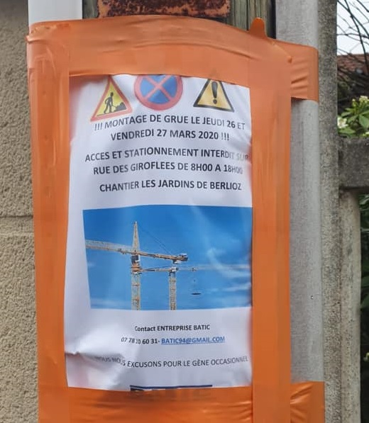 À Savigny-sur-Orge, même le Covid-19 et le confinement ne parviennent pas à ralentir le bétonnage (mais là pas un mot du maire ou de la&nbsp;DGS)