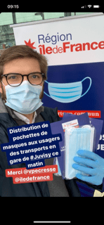 Incroyable ! Éric MEHLHORN n&rsquo;a pas encore communiqué sur sa distribution de masques en gare de Savigny-sur-Orge