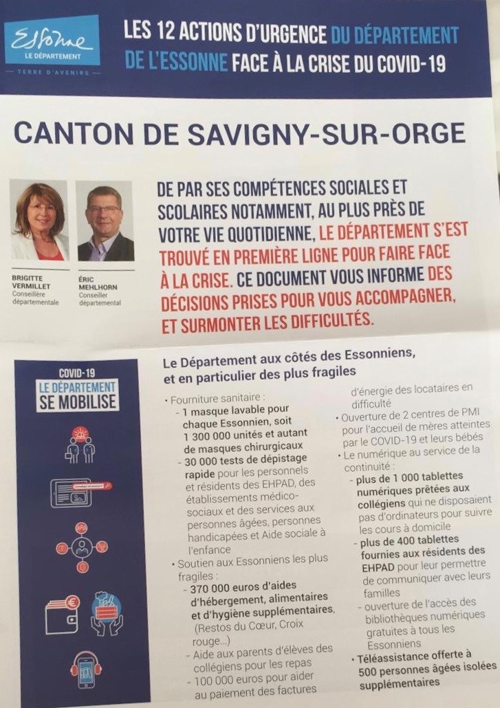 Scandale : Brigitte VERMILLET et Éric MEHLHORN font leur campagne municipale aux frais du Département de l&rsquo;Essonne&nbsp;!