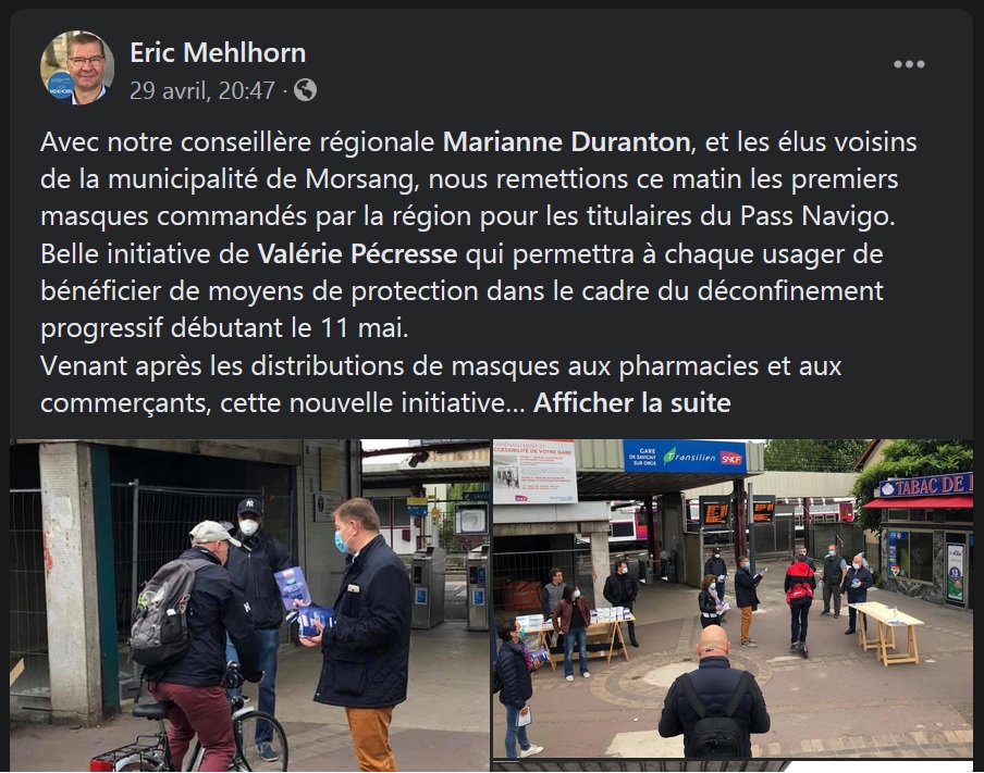 Oh, les jolis conseillers municipaux de Morsang-sur-Orge, selon Éric MEHLHORN&nbsp;!
