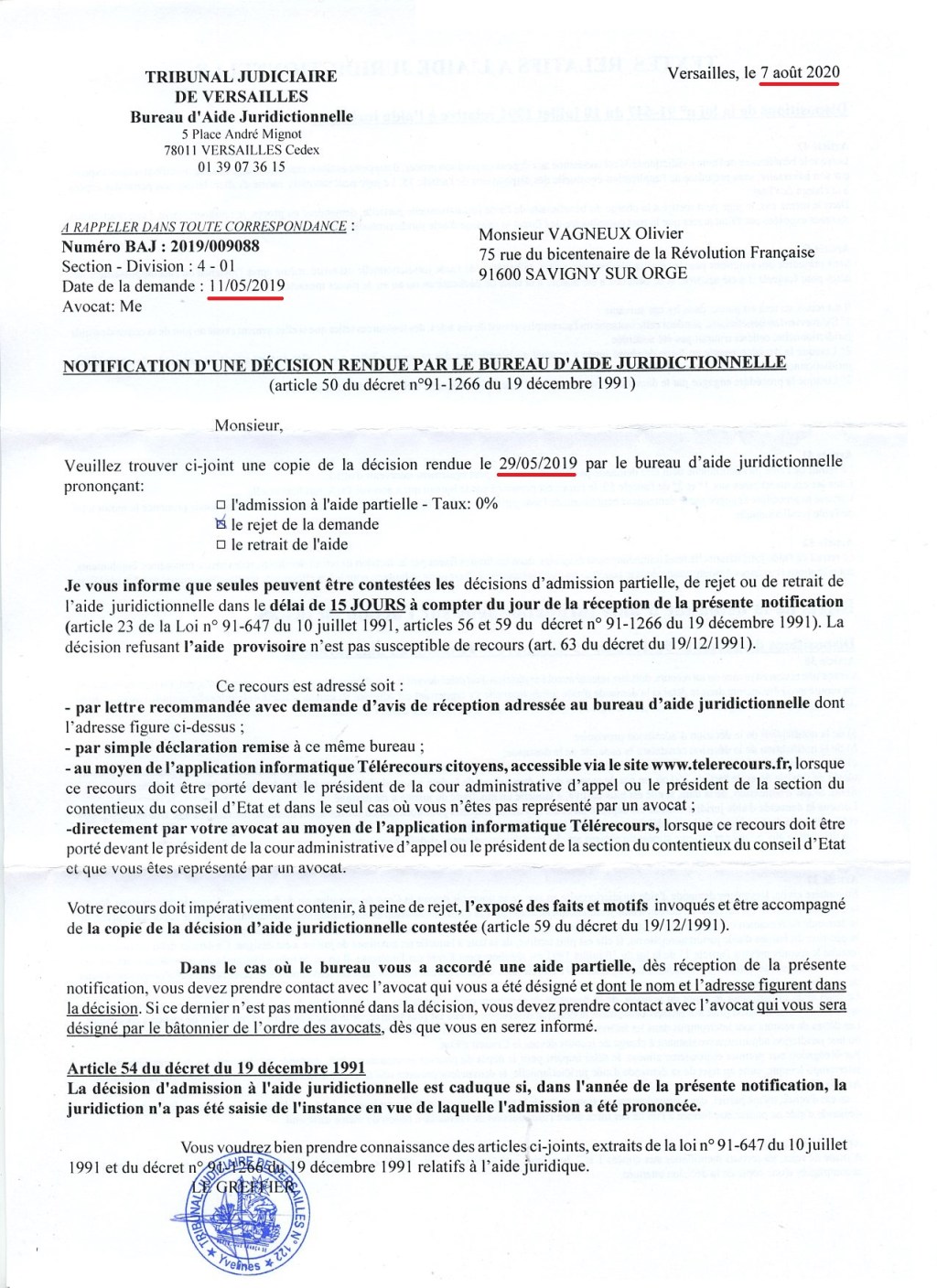 Terrains de la Savinière : trois raisons pour lesquelles Olivier VAGNEUX n&rsquo;interjetera pas&nbsp;appel