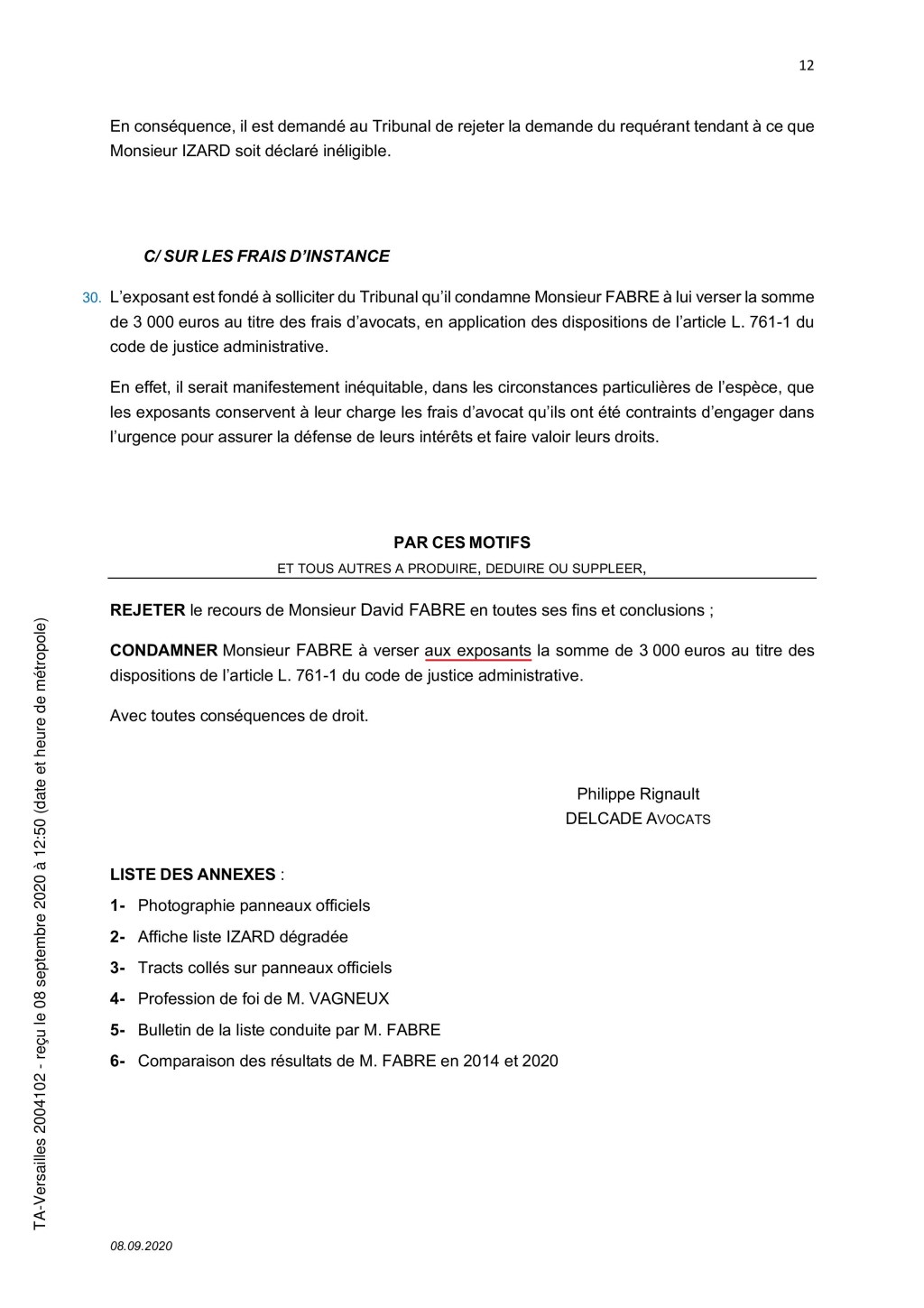 Alexis IZARD et Éric MEHLHORN ne veulent pas rejouer les municipales à Savigny-sur-Orge ! Leurs électeurs apprécieront…