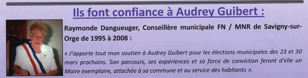 Savigny-sur-Orge : Raymonde DANGUEUGER est&nbsp;décédée