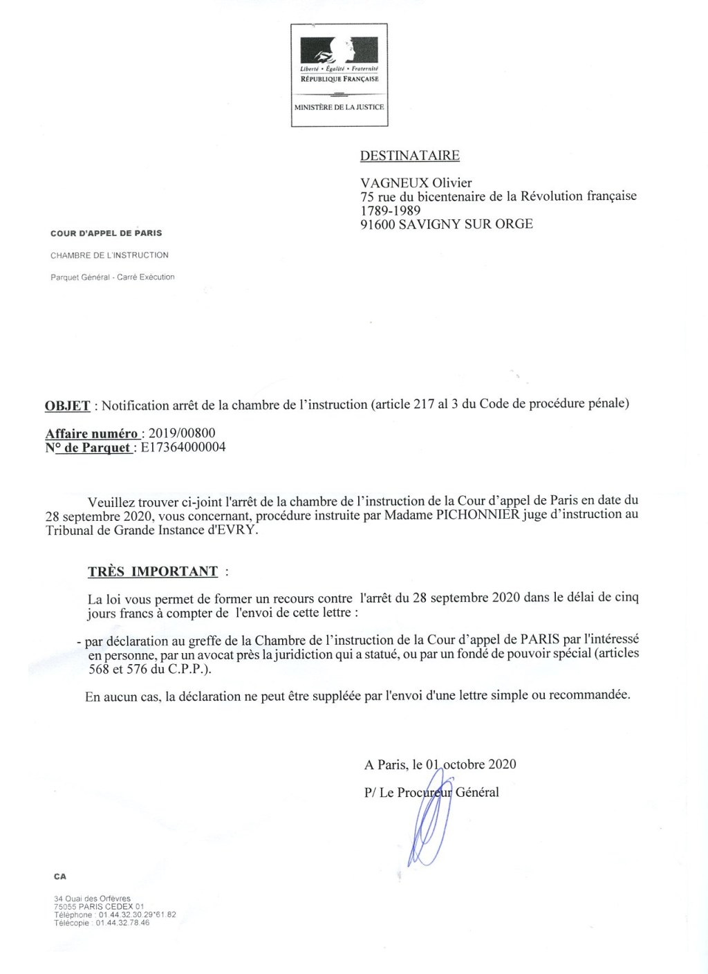 Plainte contre MEHLHORN et DELAMAERE : la chambre de l&rsquo;instruction casse l&rsquo;ordonnance du juge d&rsquo;instruction et renvoie&nbsp;l&rsquo;affaire