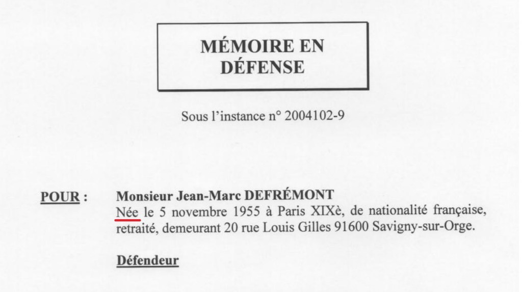De la mystérieuse probabilité que les trois témoins de Jean-Marc DEFRÉMONT emploient exactement les mêmes termes dans leurs&nbsp;attestations