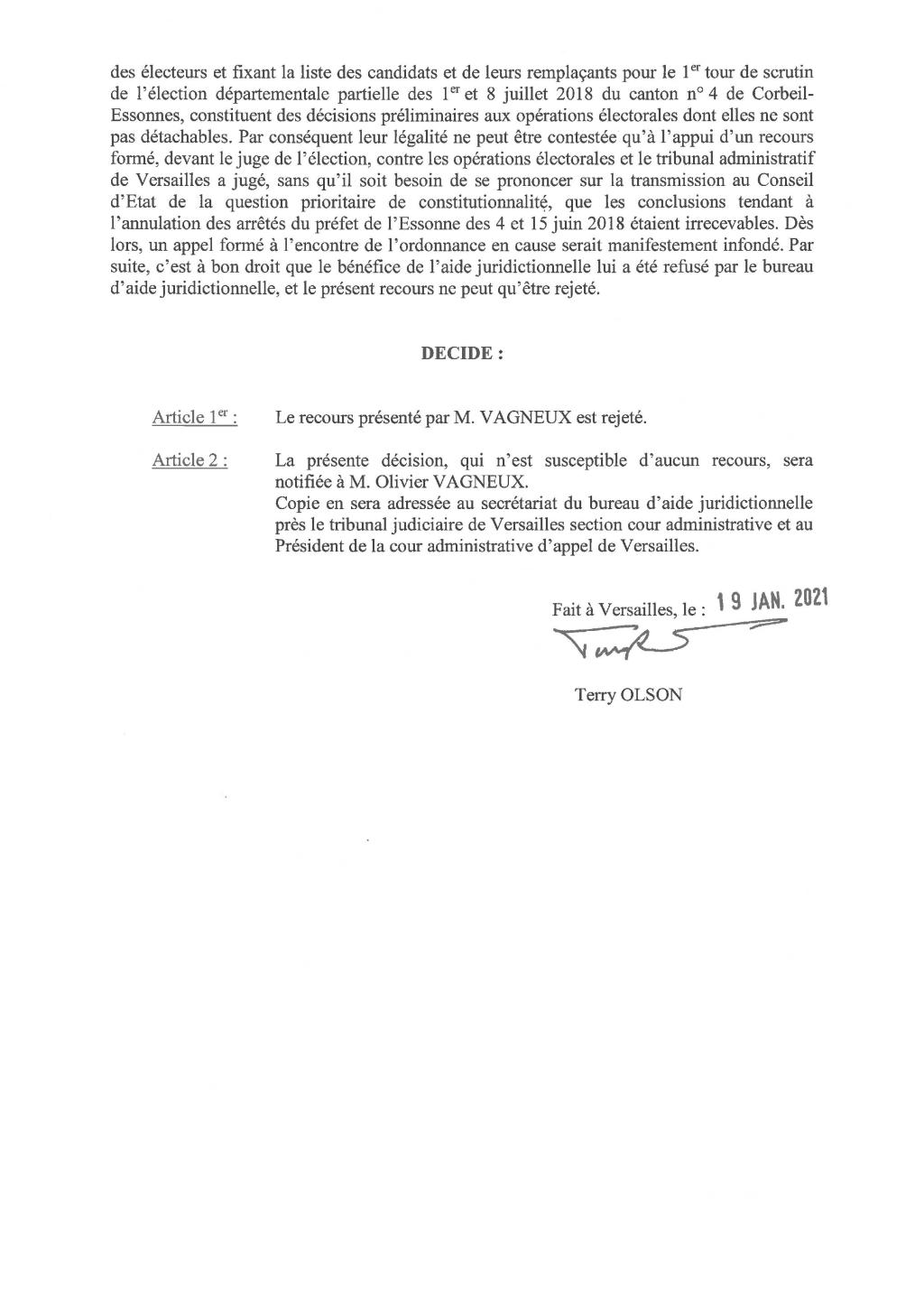 Justice administrative : Et le président de la Cour administrative d&rsquo;appel de Versailles contredit le président de la section du contentieux du Conseil d&rsquo;État…