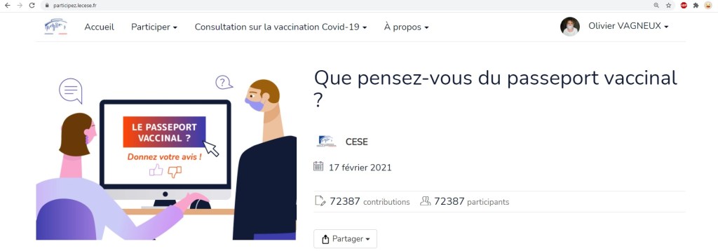 Mon avis très défavorable à la mise en place d&rsquo;un passeport&nbsp;vaccinal
