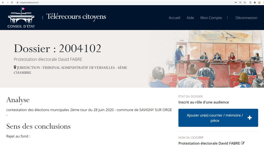 Annulation des élections municipales 2020 à Savigny-sur-Orge : le rapporteur public soutient le rejet des&nbsp;requêtes