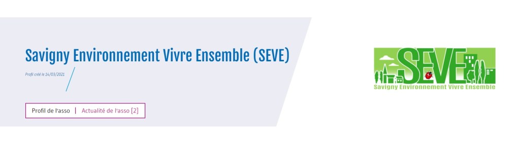 Savigny environnement vivre ensemble (SEVE), la contre-association d&rsquo;Alexis IZARD pour concurrencer Élan Savigny&nbsp;environnement