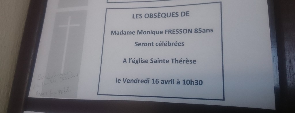 Hommage et reconnaissance à Monique FRESSON (née&nbsp;DESFEUX)