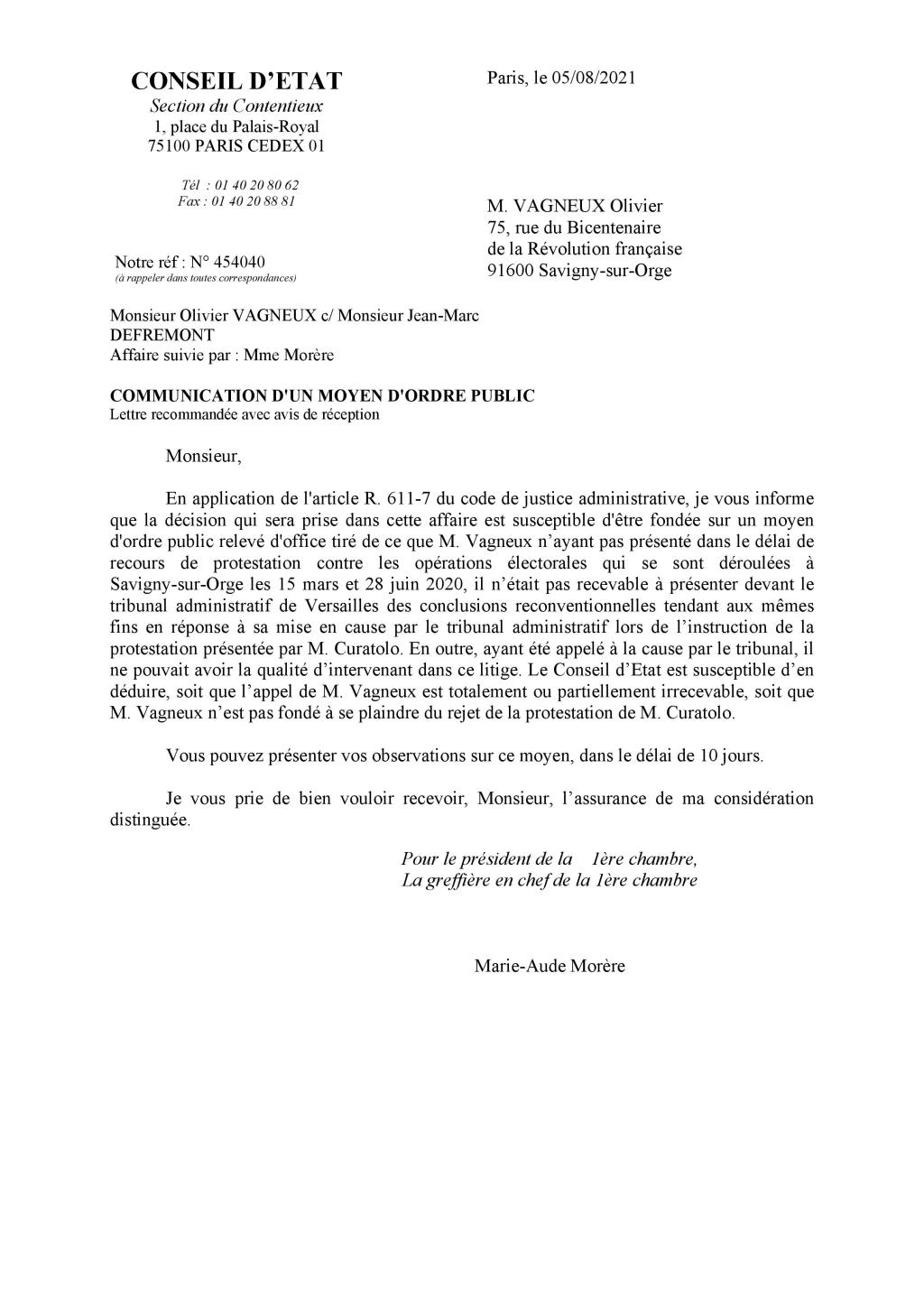 Annulation des municipales 2020 à Savigny-sur-Orge : le Conseil d&rsquo;État relève que le Tribunal administratif de Versailles a commis une erreur de droit&nbsp;!