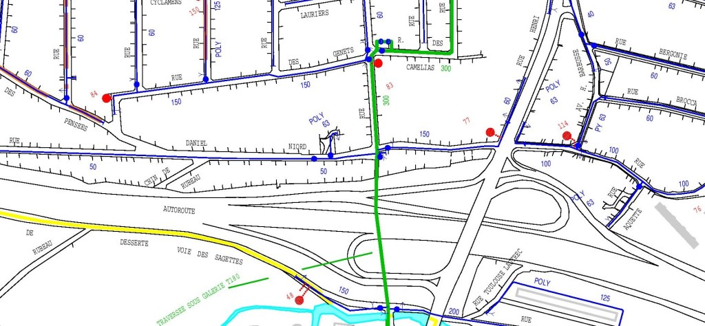 Savigny-sur-Orge : les plans du réseau d&rsquo;eau potable et du réseau d&rsquo;assainissement