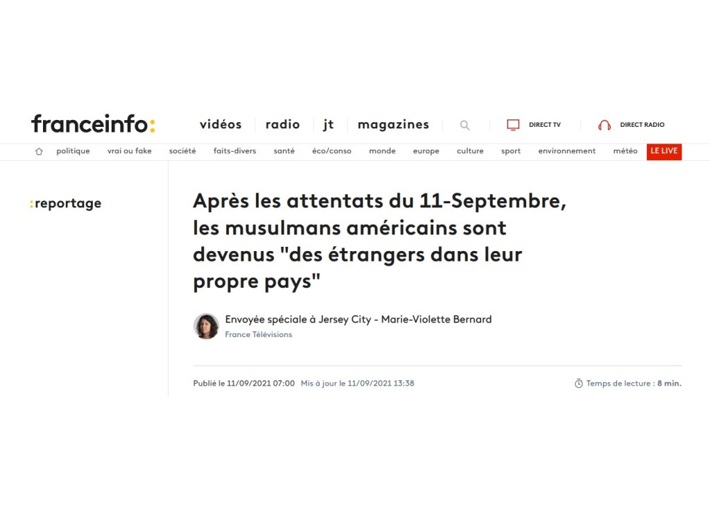 Pauvres musulmans discriminés aux États-Unis d&rsquo;Amérique après le 11 septembre&nbsp;2001…