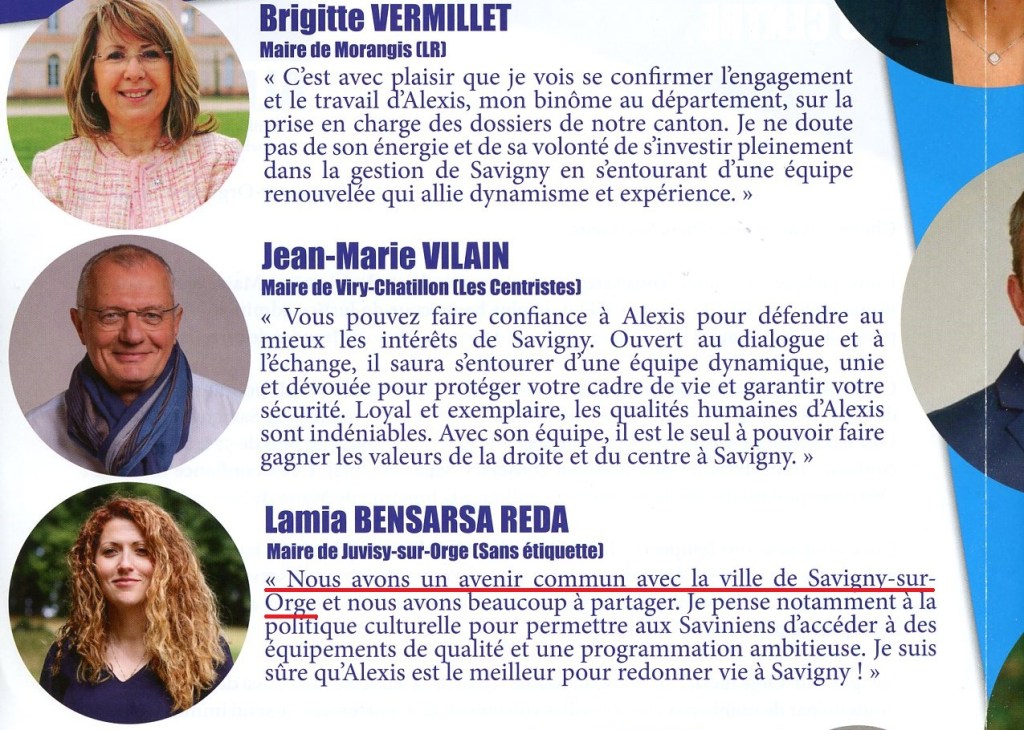 Voter Alexis TEILLET, c&rsquo;est voter la dissolution de Savigny-sur-Orge avec Juvisy-sur-Orge !!! [Fusion&nbsp;Savigny/Juvisy]