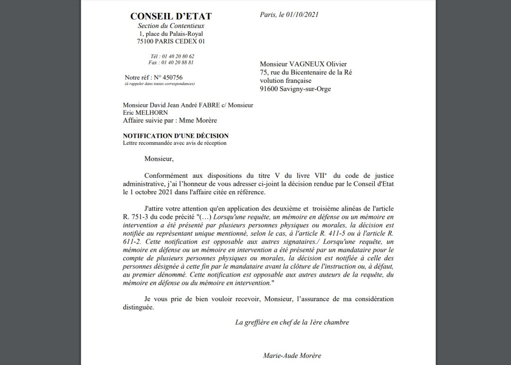 David FABRE et Olivier VAGNEUX obtiennent l&rsquo;annulation de l&rsquo;élection municipale 2020 à Savigny-sur-Orge