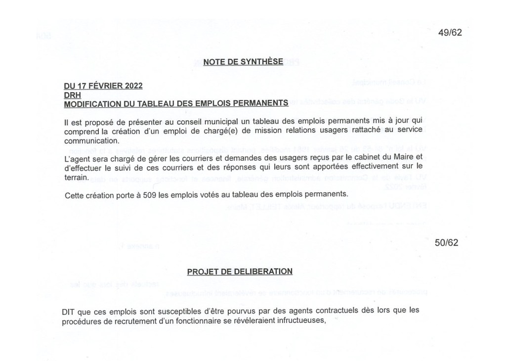 Alerte prise illégale d&rsquo;intérêts et détournement de bien public : le maire de Savigny-sur-Orge veut créer un emploi dissimulé de&nbsp;cabinet