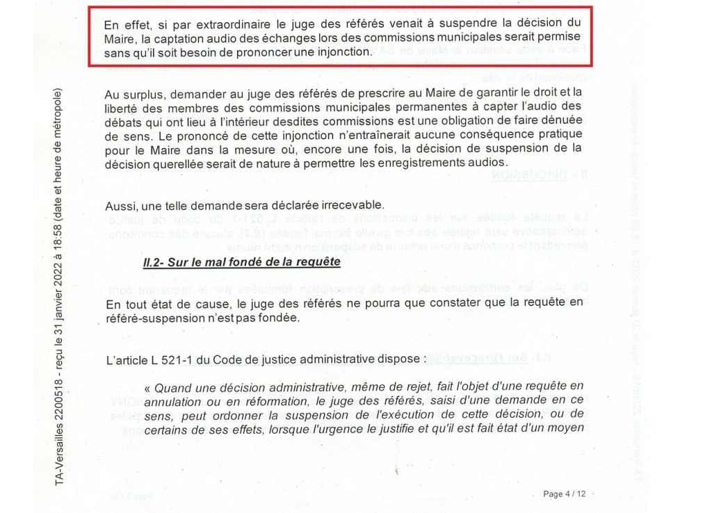 Trop rigo-LOL, même l&rsquo;avocat de la Commune déconstruit Sandra ALVES et Alexis TEILLET&nbsp;!