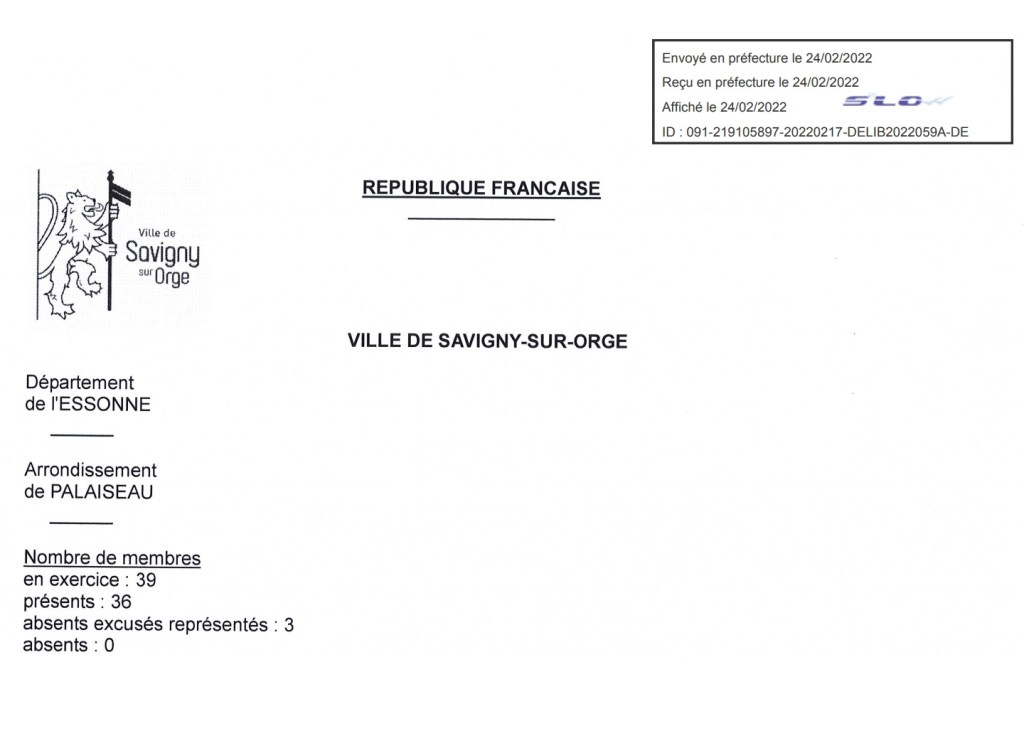 You-hou ! La Commune de Savigny-sur-Orge s&rsquo;est enfin décidée à publier ses délibérations avec force exécutoire&nbsp;!