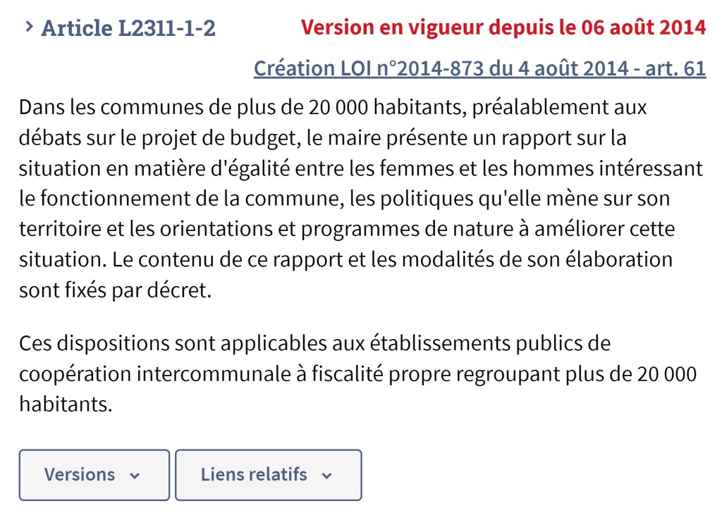 Ces boulets de Savigny-sur-Orge qui ont oublié de présenter un rapport sur la situation d&rsquo;égalité professionnelle entre les femmes et les hommes&nbsp;!