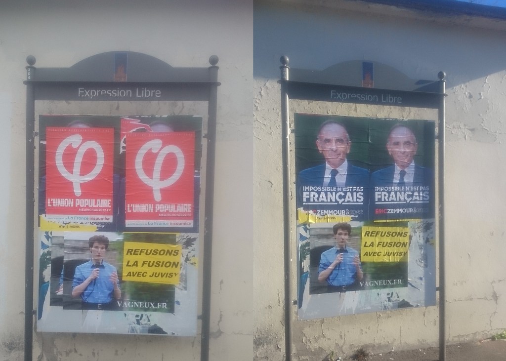 Affichages d&rsquo;Olivier VAGNEUX à Savigny-sur-Orge : « oderint dum metuant&nbsp;»